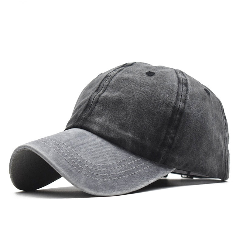 Vintage Denim Baseball Cap
