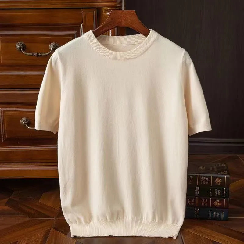 Azure Cashmere T Shirt