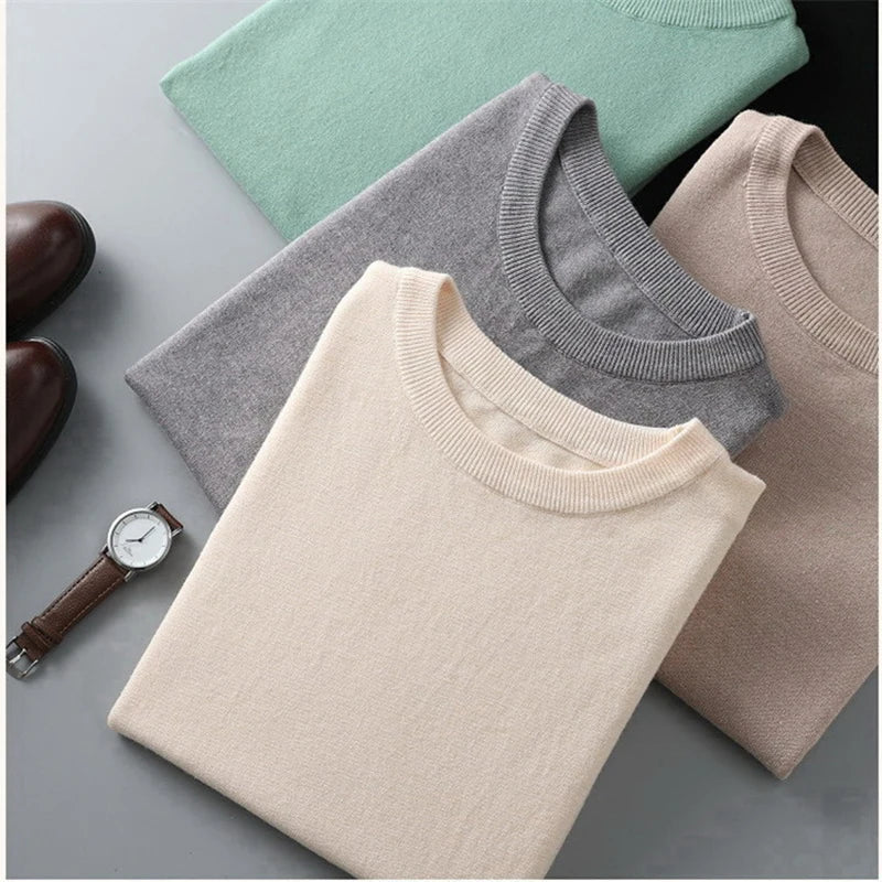 Azure Cashmere T Shirt