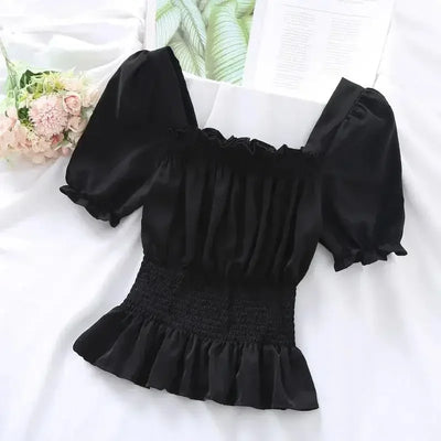 Royal Ruffle Blouse
