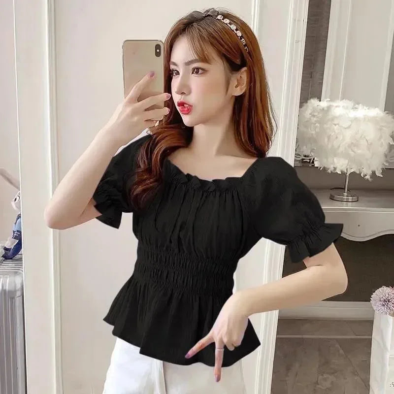 Royal Ruffle Blouse