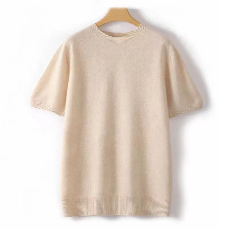 Azure Cashmere T Shirt