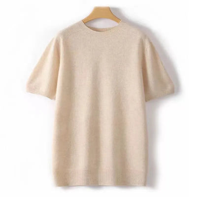 Azure Cashmere T Shirt