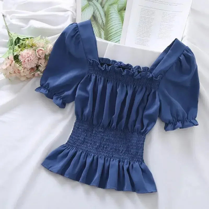 Royal Ruffle Blouse