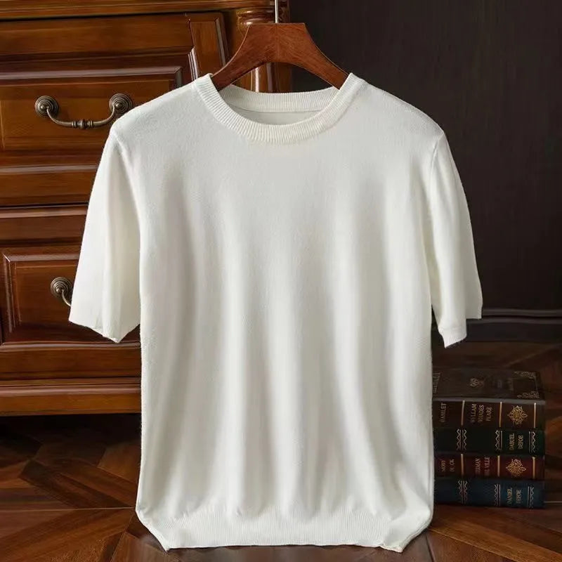 Azure Cashmere T Shirt