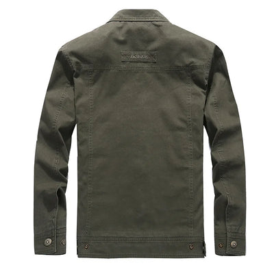 Rugged Style Cargo Jacket