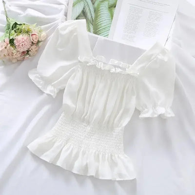 Royal Ruffle Blouse
