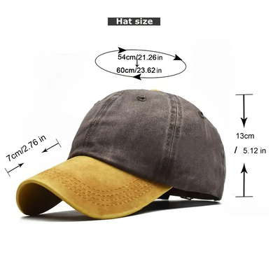 Vintage Denim Baseball Cap