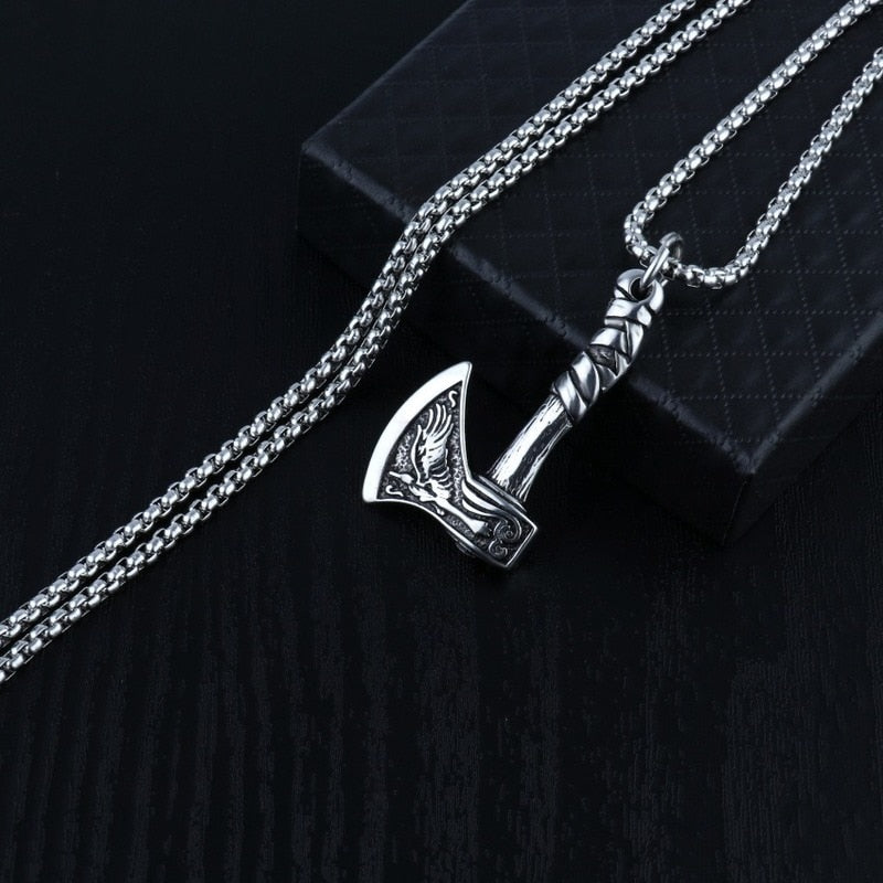 Vintage Wolf Head Necklace